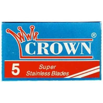 DE Safety Razor Blades - Crown Super Stainless (pack of 5)