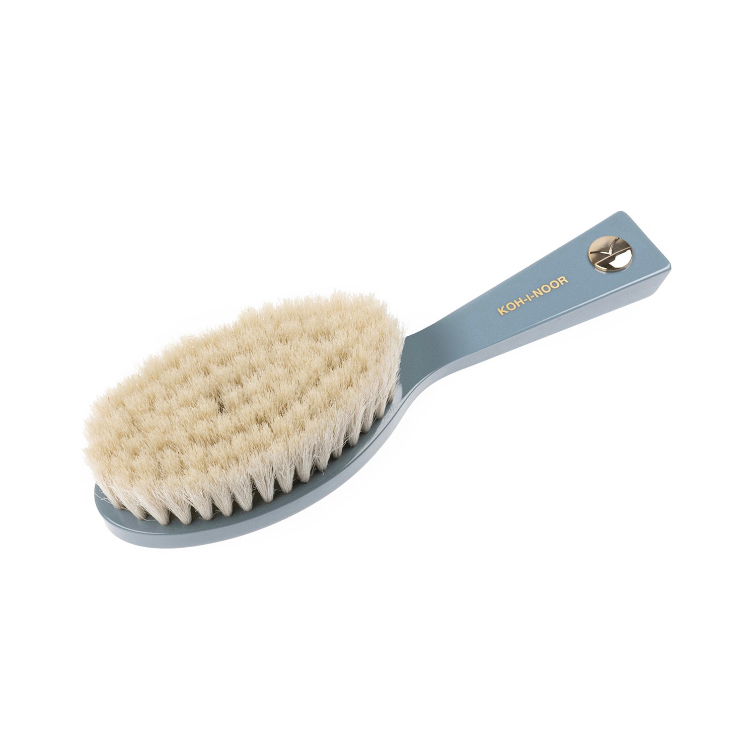 KOH-I-NOOR Pastel Baby Hair Brush with Goat Bristles BLUE