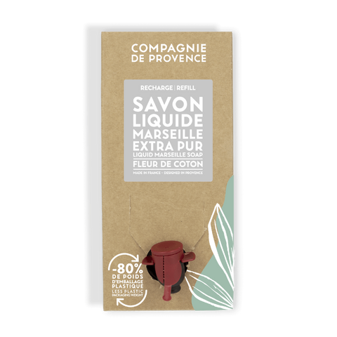 COMPAGNIE DE PROVENCE Liquid Soap Cotton Flower REFILL XL (3ltr)