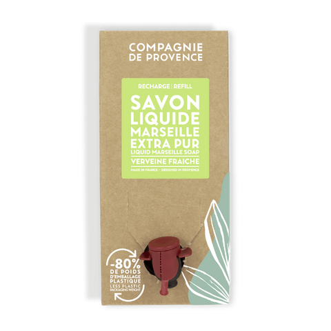 COMPAGNIE DE PROVENCE Liquid Soap Fresh Verbena REFILL XL (3ltr)