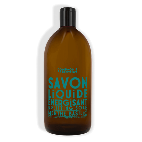 COMPAGNIE DE PROVENCE Liquid Soap Mint Basil REFILL (1ltr)