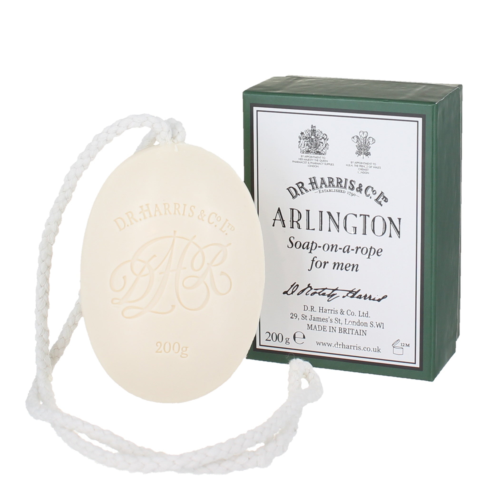 D R Harris Arlington Soap on a Rope 200g