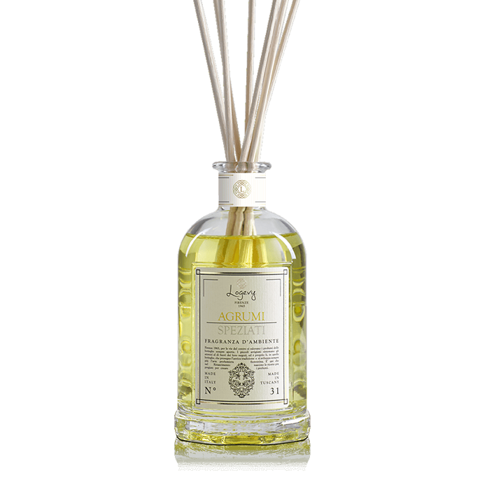LOGEVY Room Diffuser AGRUMI SPEZIATI - Spiced Citrus MEDIUM (250ml)