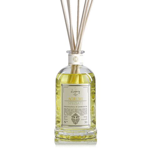 LOGEVY Room Diffuser AGRUMI SPEZIATI - Spiced Citrus MEDIUM (250ml)