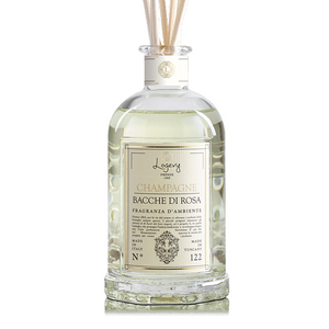 LOGEVY Room Diffuser CHAMPAGNE BACCHE DI ROSA - Champagne Bacche Di Rosa X LARGE (1ltr)