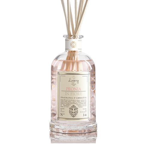 LOGEVY Room Diffuser PEONIA IN FIORE - Peony in Bloom LARGE (500ml)