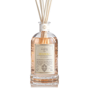 LOGEVY Room Diffuser ZENZERO E LIME - Ginger and Lime LARGE (500ml)