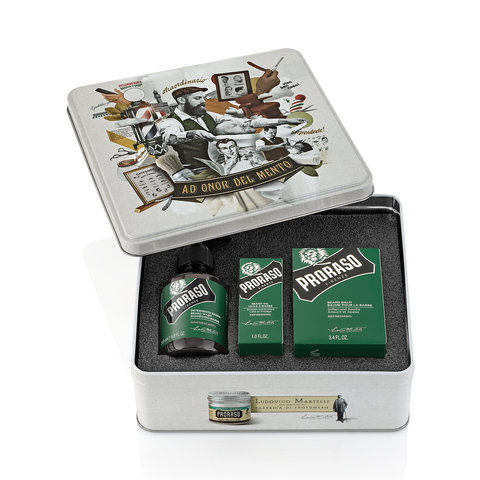 PRORASO Beard Care Tin REFRESHING