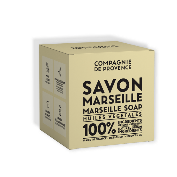 COMPAGNIE DE PROVENCE Soap Cube Fragrance Free (400g)