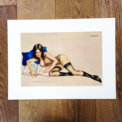 Vargas "You're right, Mr Williams..." Mounted Pin-Up 52 x 39cm