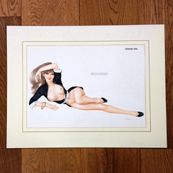 Vargas "That's what I call..." Mounted Pin-Up 39 x 52cm