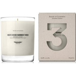 Baxter of California White Wood Number 3 Scented Candle (ex display) 354g