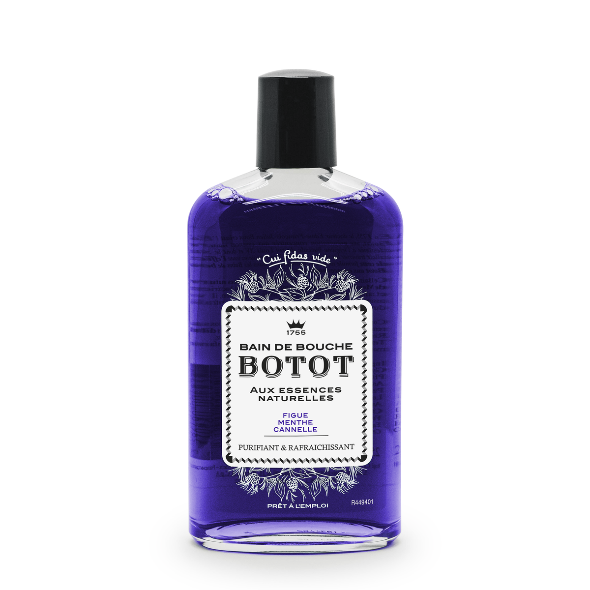 BOTOT Mouthwash PURPLE Fig, Mint, Cinnamon (250ml) CARTER and BOND