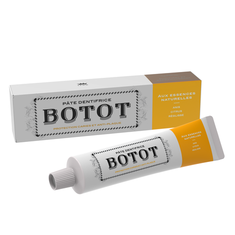 BOTOT Toothpaste YELLOW Aniseed, Citrus, Liquorice  (75ml)