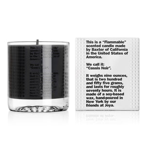 Baxter of California Scented 'Flammable' Candle - Cassis Noir 255g