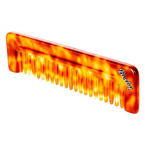 Bixby Wide Tooth Comb - Amber
