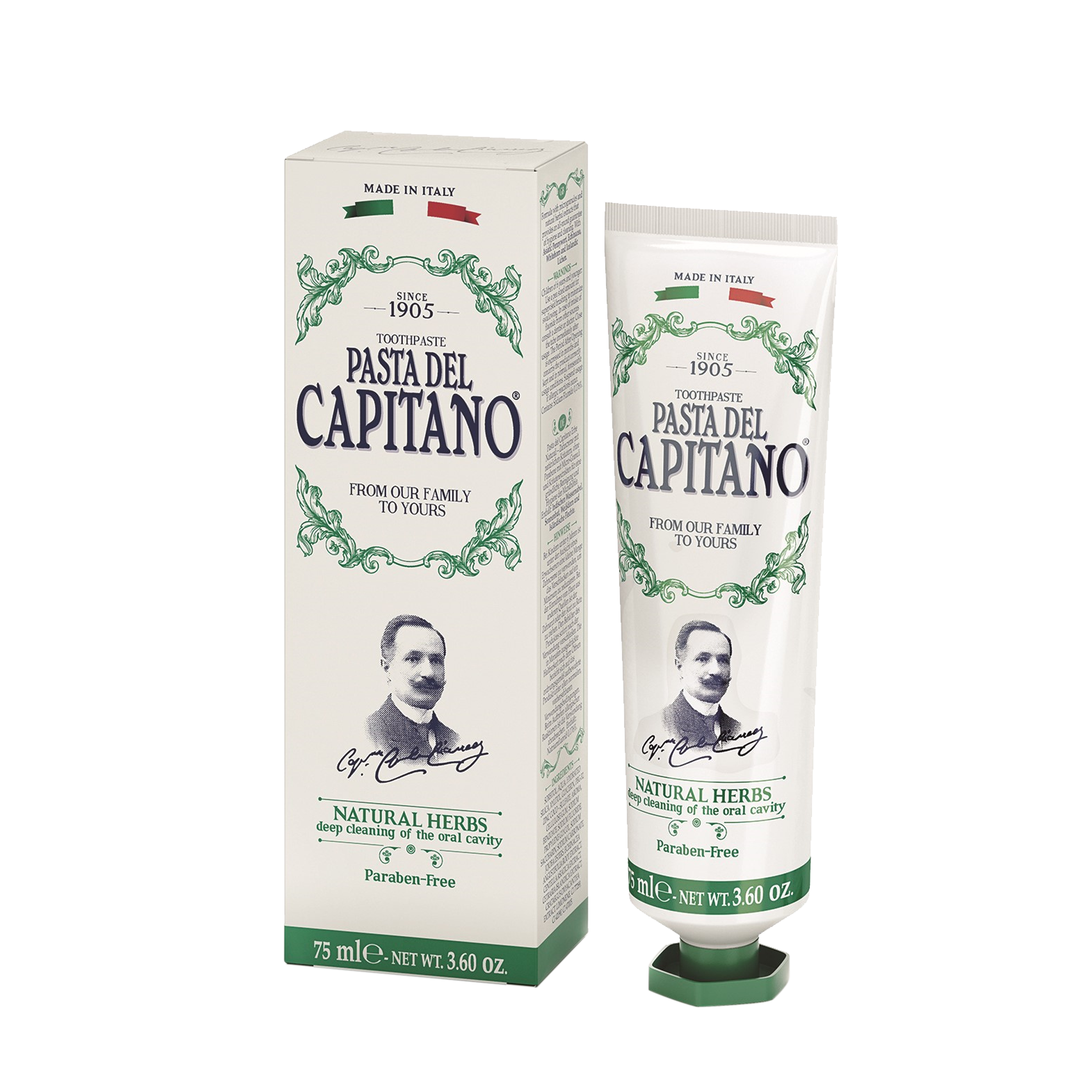 CAPITANO 1905 Natural Herbs Toothpaste (75ml)