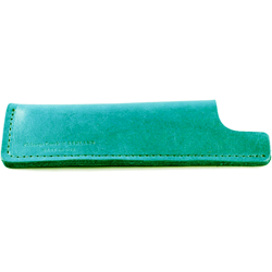 Chicago Combs Horween Leather Sheath - Teal Latigo