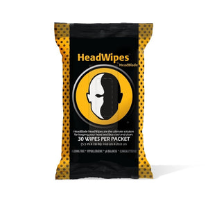 HeadBlade HeadWipes Refreshing Tissues pack of 30