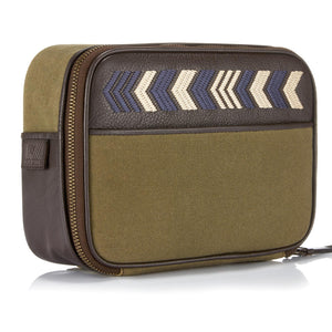 Mantidy Canvas Zip Wash Bag with Manicure Set