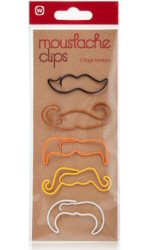 Natural Products Moustache Clips