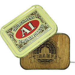Tinamps Churchmans A1 Vintage Tin Speaker