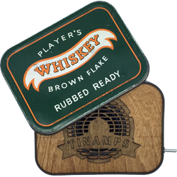 Tinamps Players Whiskey Vintage Tin Speaker