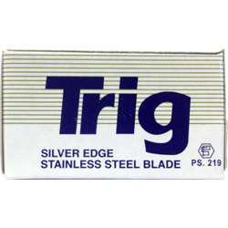 DE Safety Razor Blades - Trig Silver Edge (pack of 10)